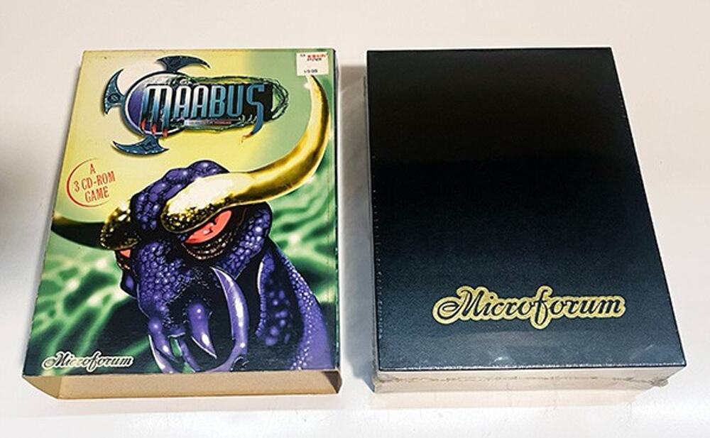 NEW Vintage 1995 SEALED Microforum: Maabus Classic PC BIG BOX CD-ROM Game